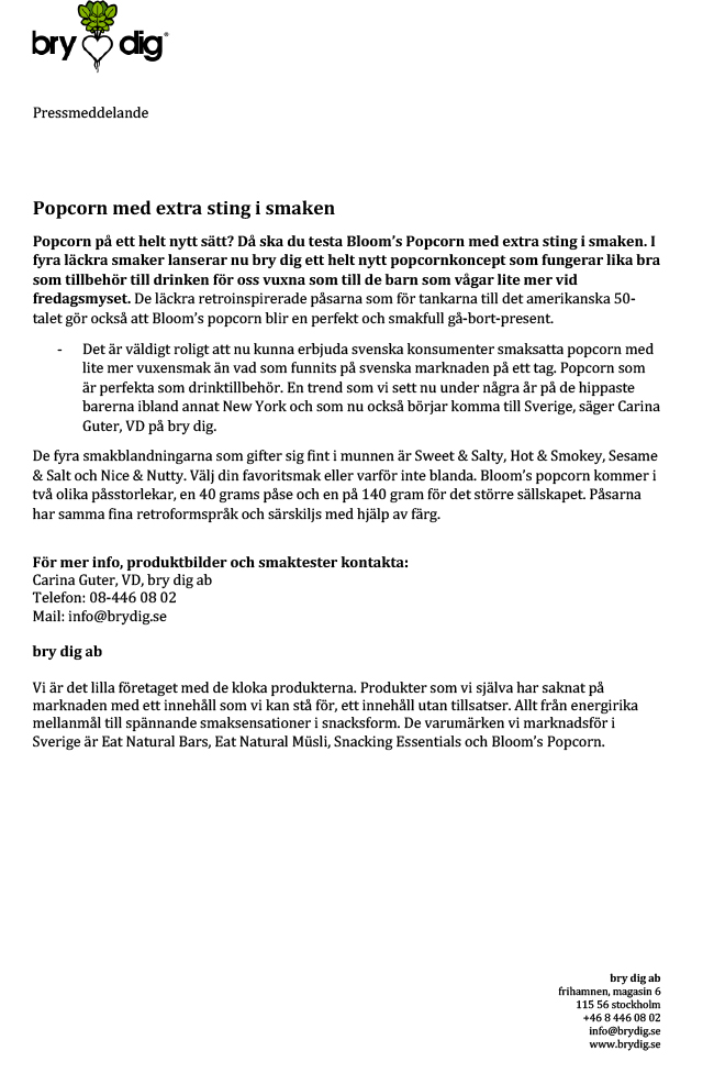 Pressmeddelande-Blooms-popcorn-Brydigpapper